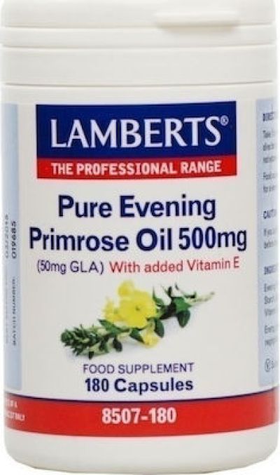 LAMBERTS EVENING PRIMROSE OIL 500MG 180CAPS